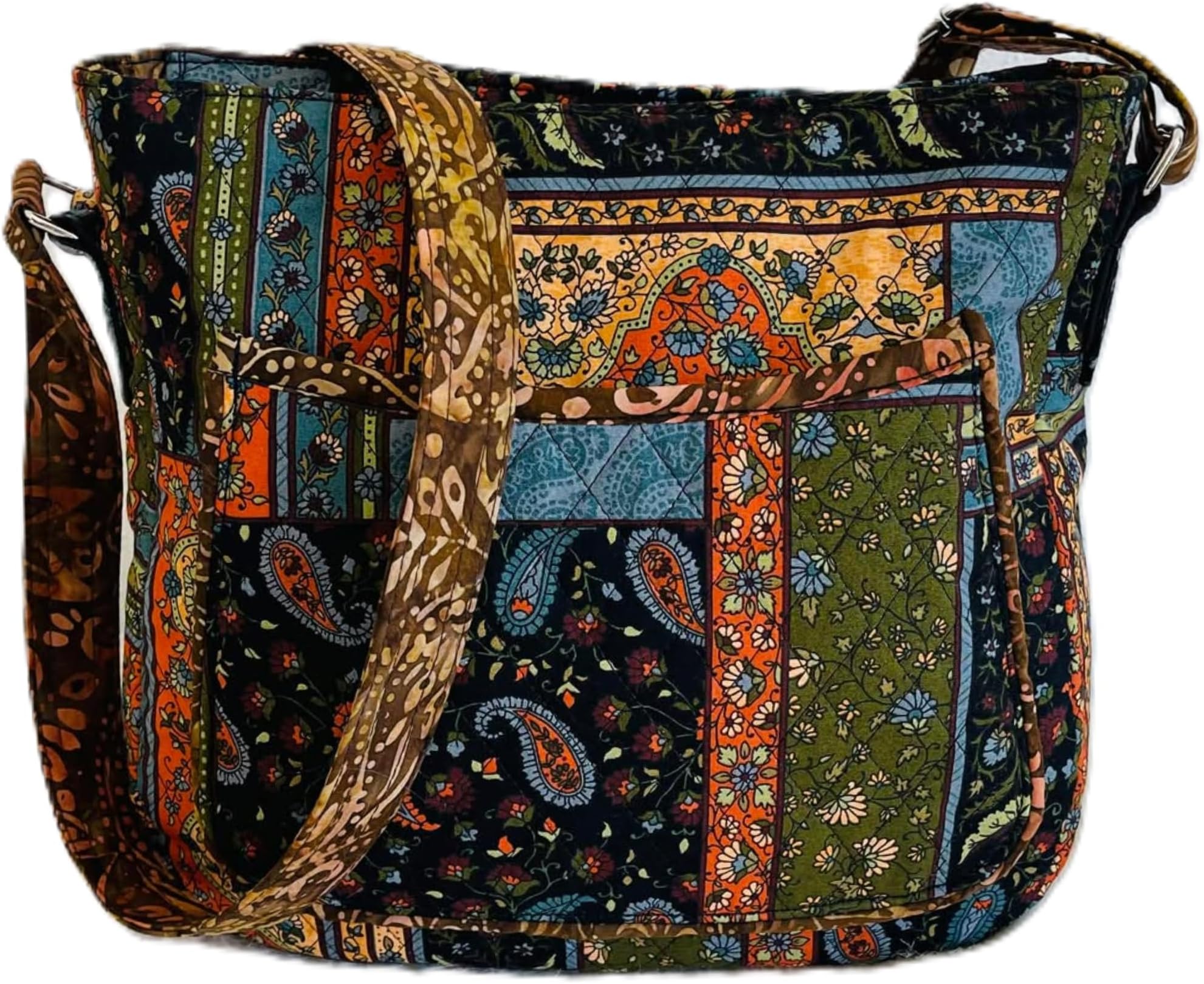Quilted Crossbody Bag for Women - Handmade Travel Shoulder Bag - Boho/Messenger Bag for everyday use