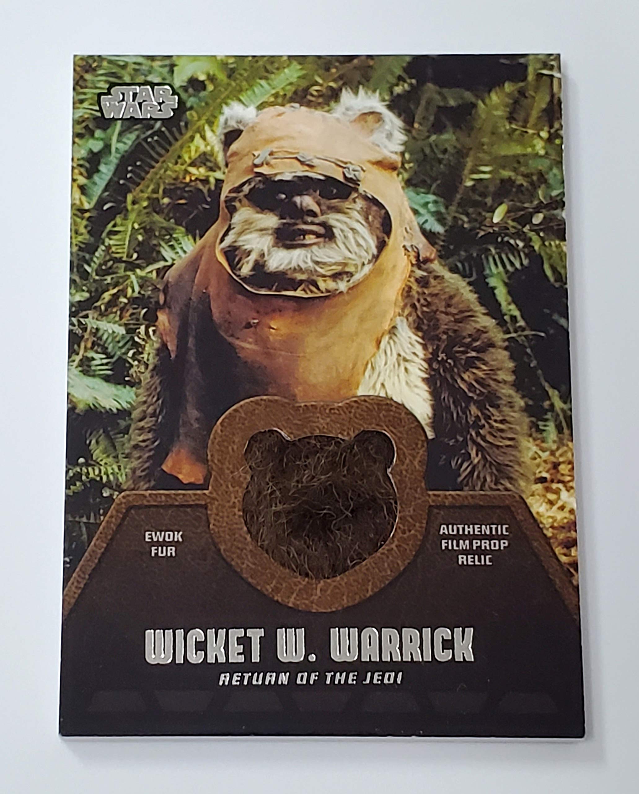 topps スターウォーズ ハンソロ＆ウィケット 1/1 レリックカード 2013 Topps Star Wars Jedi Legacy Authentic Ewok Fur Relic Trading