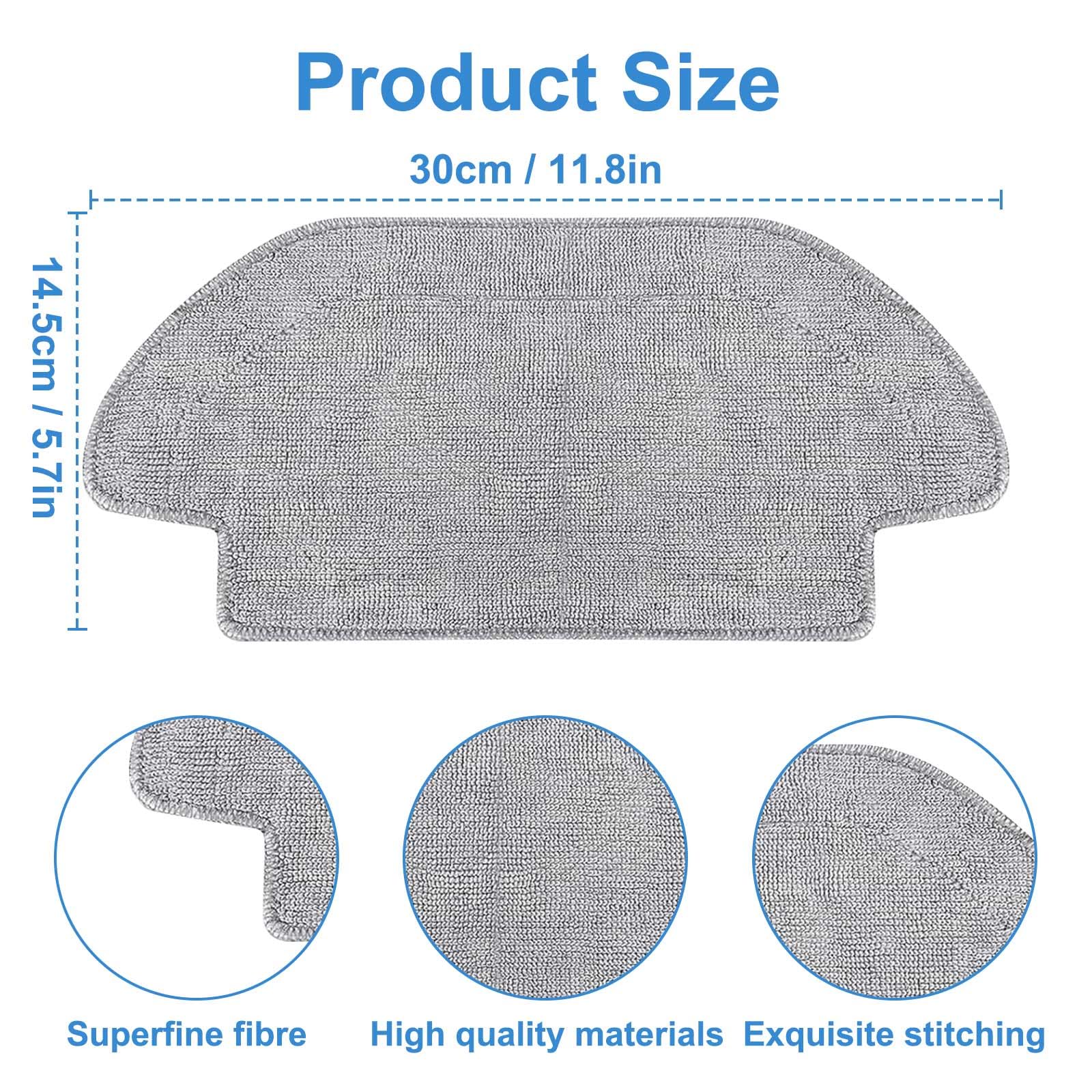 4 Panni Di Ricambio Per Xiaomi Robot Vacuum Mop 2S / Mop P / Mop PRO - Lavabili E Riutilizzabili - Foto 3