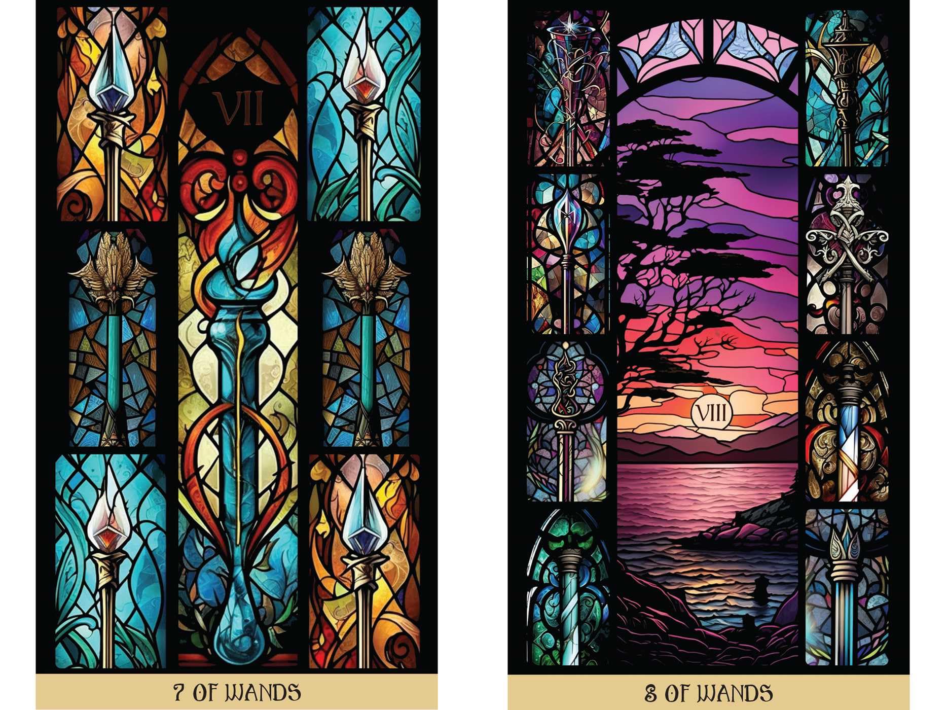 The Stained Glass Tarot: An Illuminated Journey through the Cards