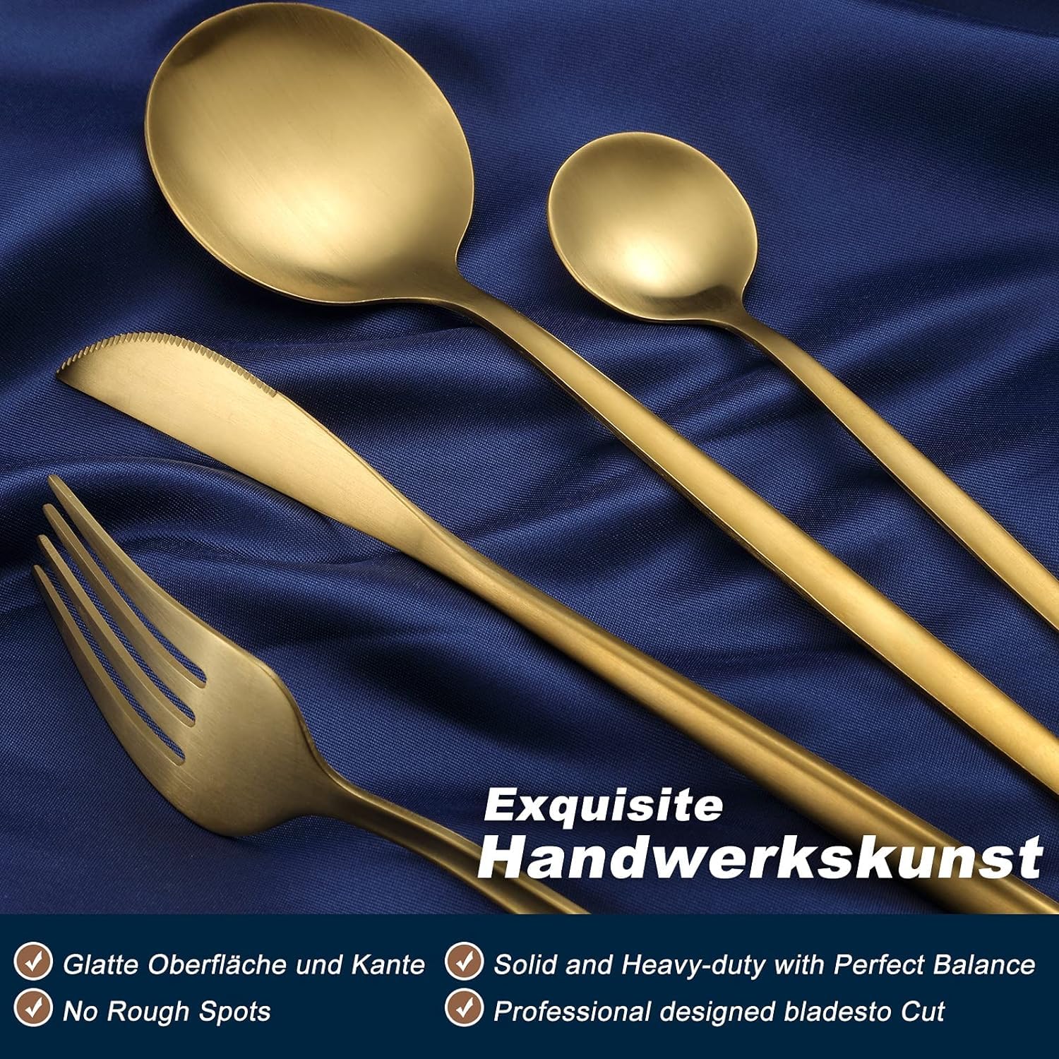 FindTop Set 8 Cucchiaini Da Caffè In Acciaio Inox - 13,5 Cm - Finitura A Specchio - Per Caffè, Tè, Dessert, Gelato - Lavabili In Lavastoviglie - 3