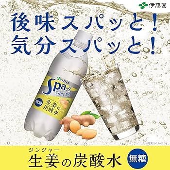Amazon | 伊藤園 スパッと生姜 炭酸水 (無糖) 500ml×24本