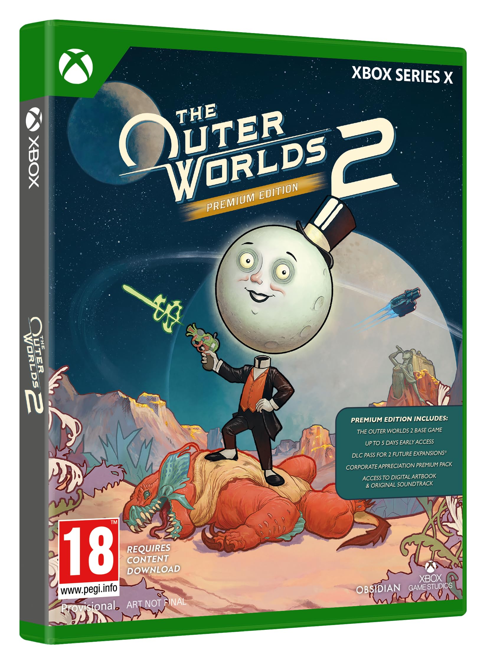 The Outer Worlds 2 – Premium Edition – Xbox Series X [Disc + Code in Box]