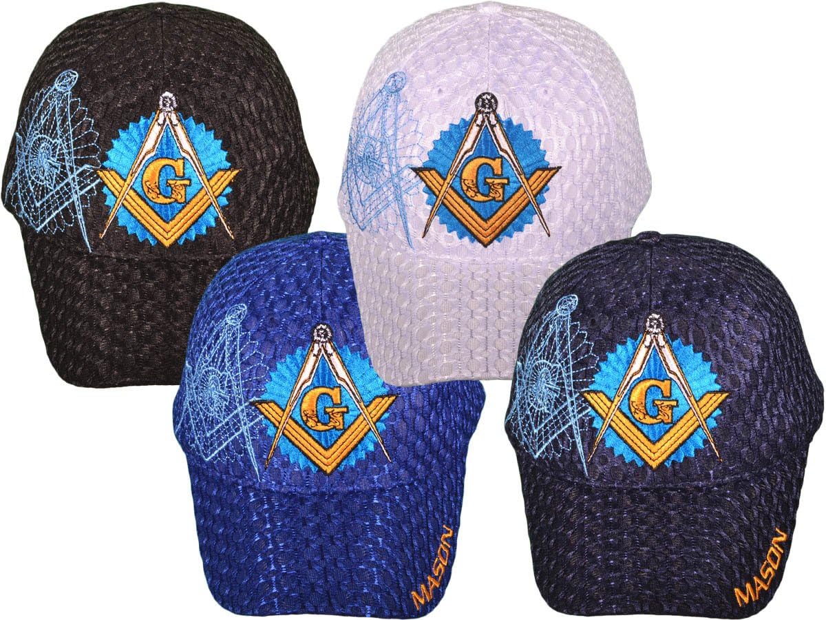 Dozen Pack Wholesale ''Mason' Masonic Baseball Hats Caps