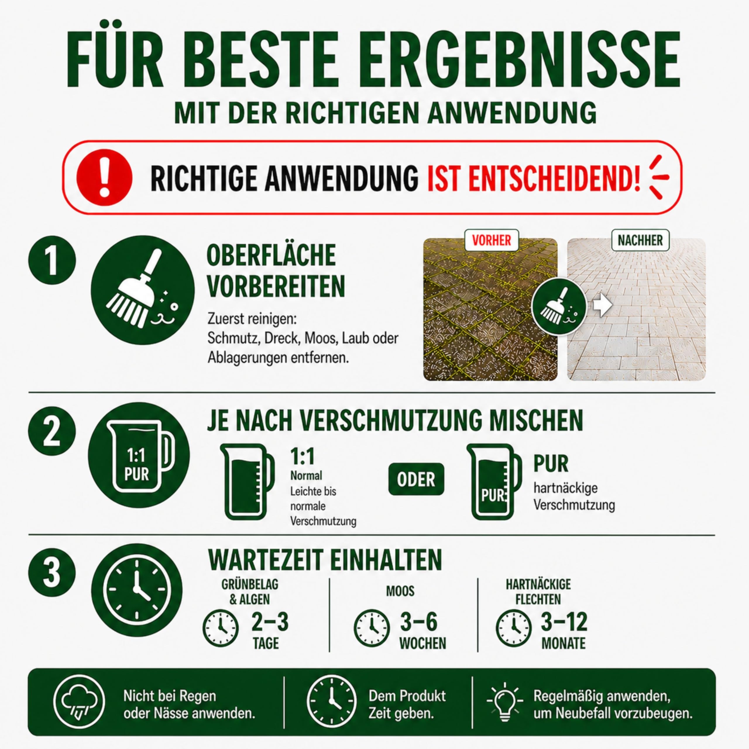 Treufix Steinreiniger Konzentrat 5L für Pflastersteine & Terrasse | Profi Steindusche Hof & Wege kraftvolle Reinigung gegen Schmutz, Algen, Grünbelag & organische Verschmutzungen – Made in DE
