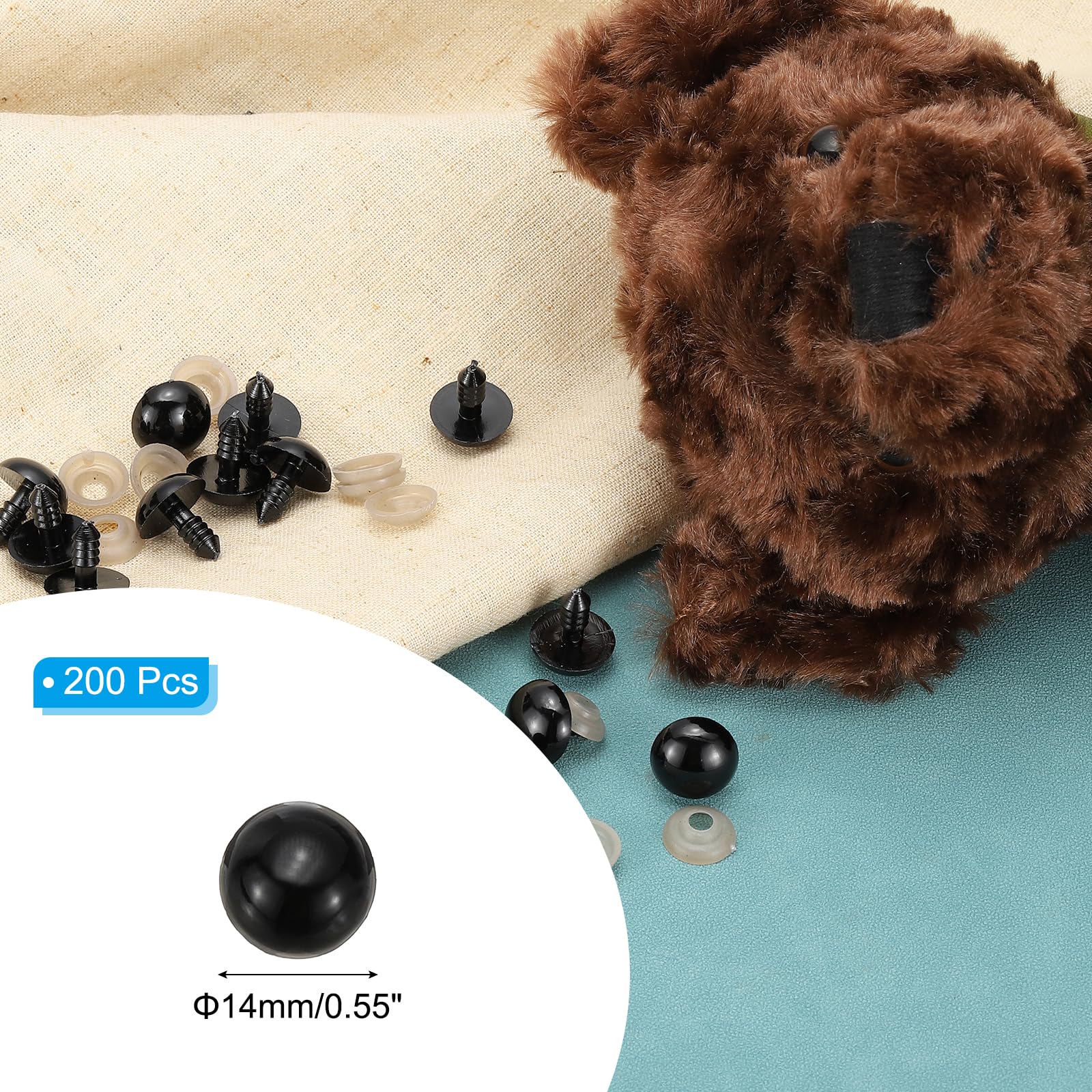 PATIKIL 14mm Safety Eyes - Image 2