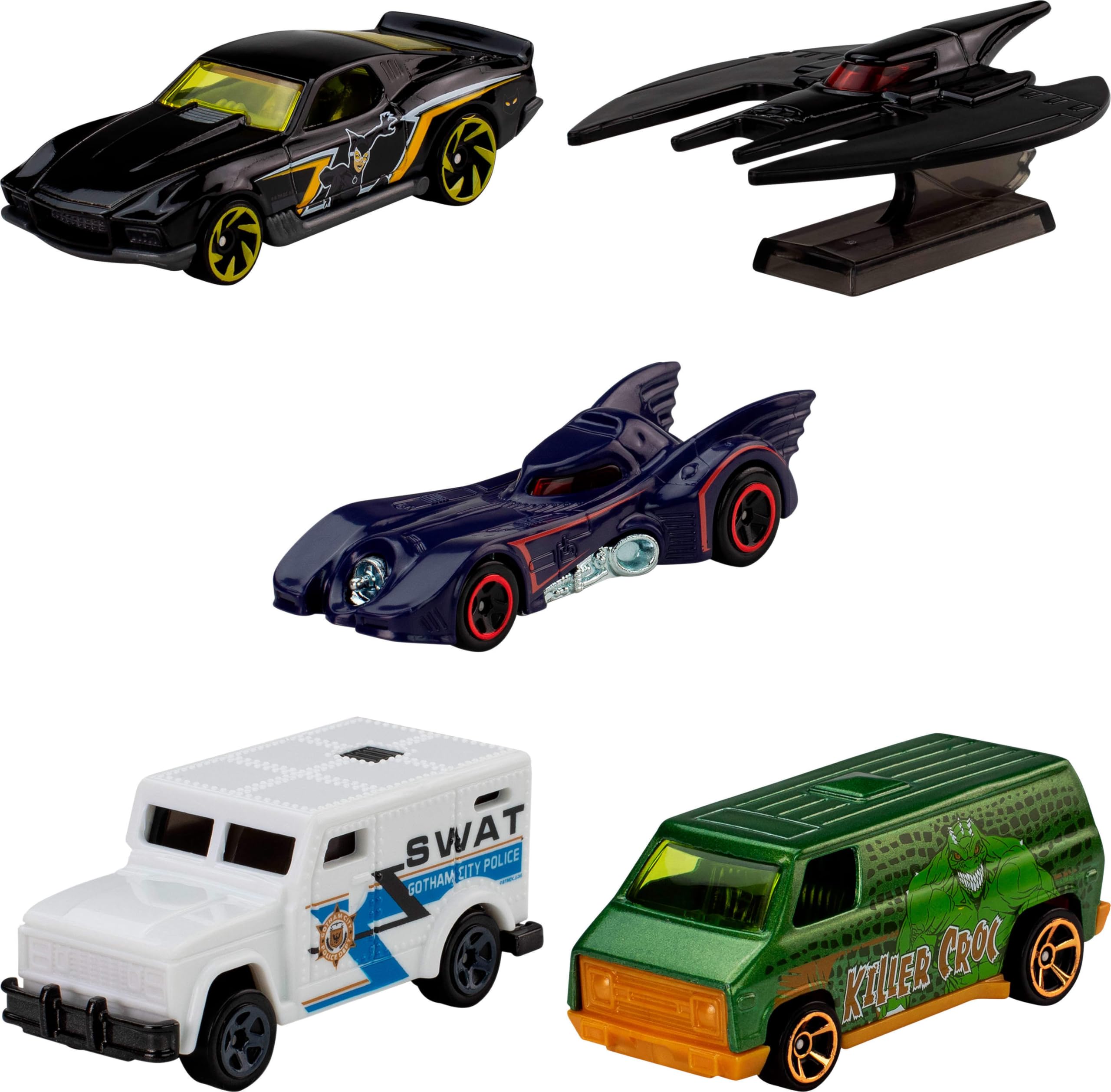 Hot Wheels 5'li Batman Araba Seti JLN10