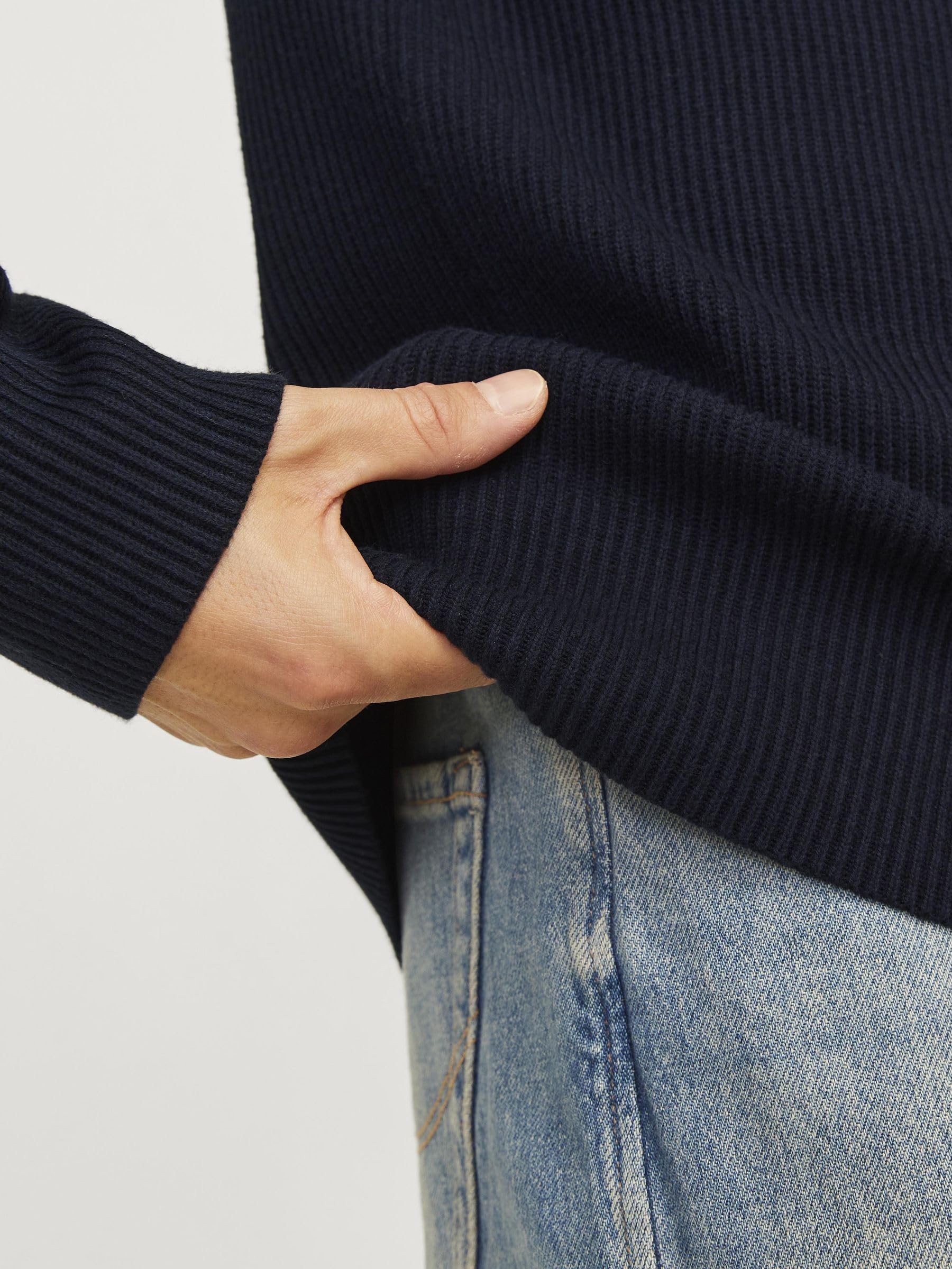 JACK & JONES Male Strickpullover Meliert Strickpullover