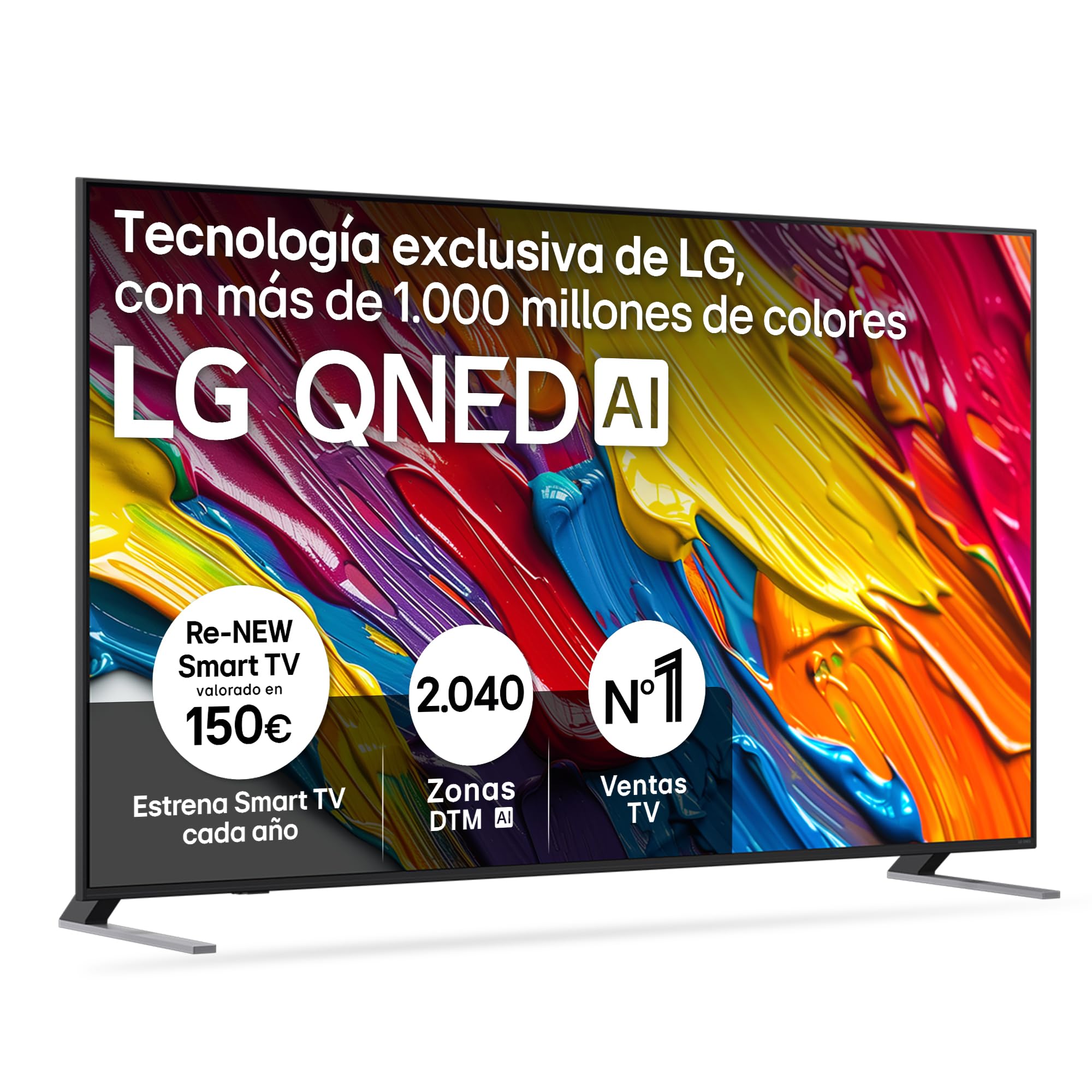 LG 55QNED85A6C - TV 55", 4K QNED EVO, Smart TV, WebOS 25, Procesador Potente e Inteligente, MiniLED AI, Super Upscaling, Dolby Vision y Dilgital Plus, Alexa/Google Assistant, Negro — view 19