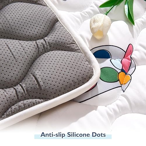 Miniatura 2 de Vibe bear Alfombrilla de juego de esponja de alta densidad para bebés, 36 x 36 pulgadas, gruesa de una sola pieza, tapete de juego cómodo y suave,