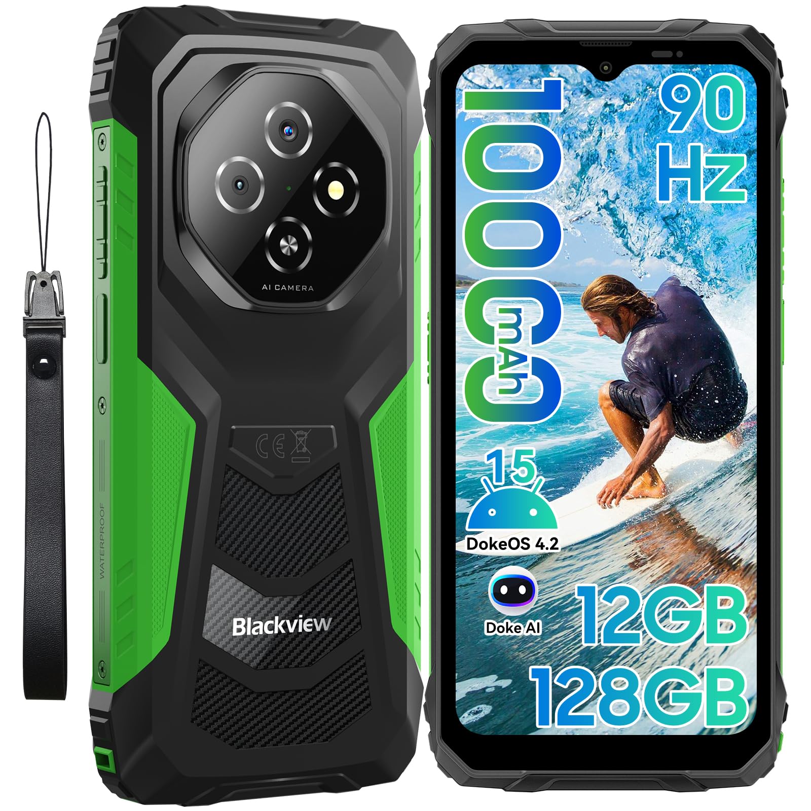 極美品 Blackview FORT1 6.6' Dual SIM Free Amazon.com: Blackview Fort 1 Rugged Phone Android 15,10000mAh