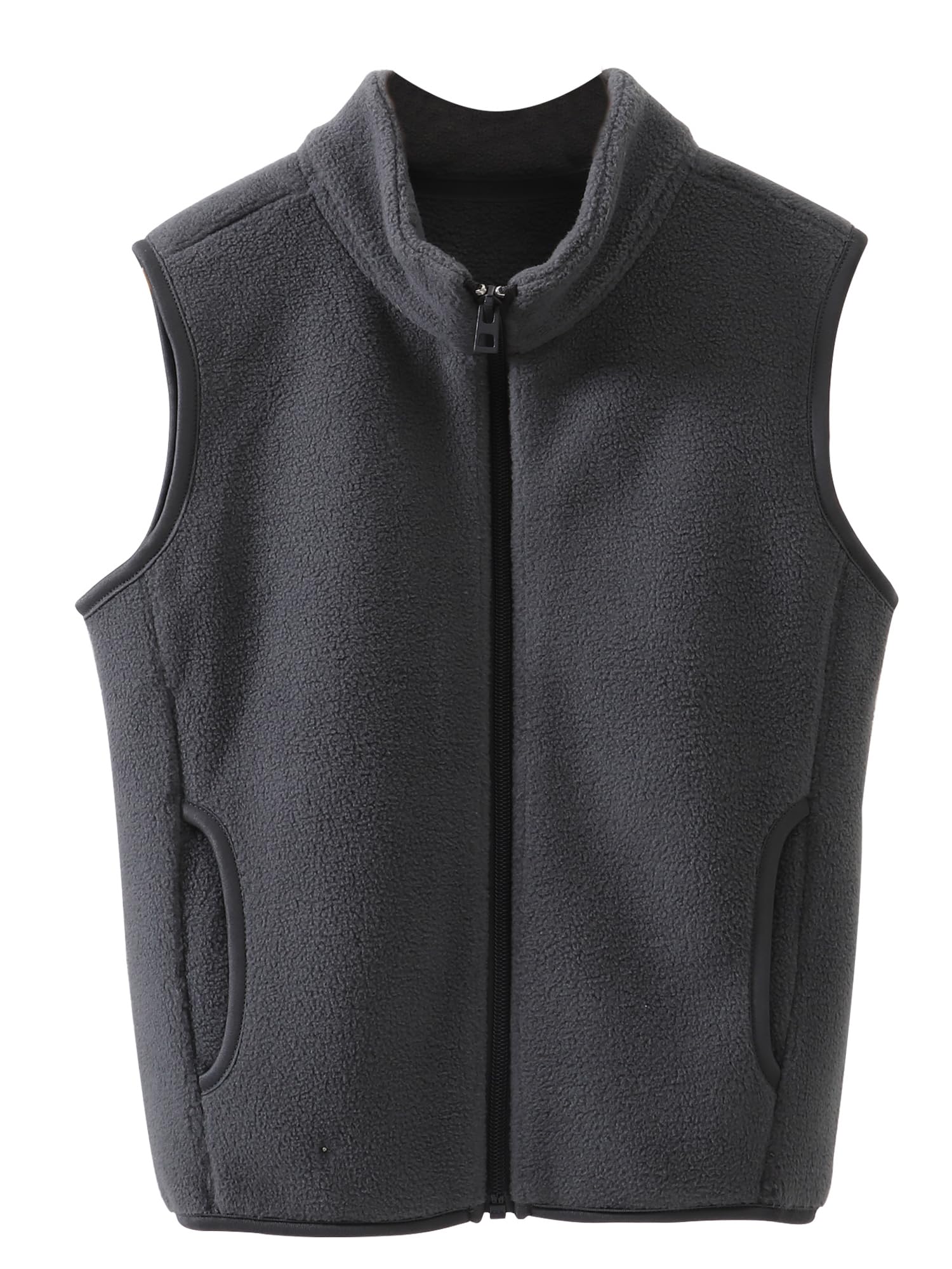 Happy Cherry Gilet in pile per bambini, senza maniche, caldo, per ragazzi e ragazze, traspirante, per l'autunno e l'inverno