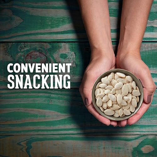 Miniatura 5 de DAVID SEEDS Semillas de calabaza tostadas y saladas 225 onzas paquete de 12