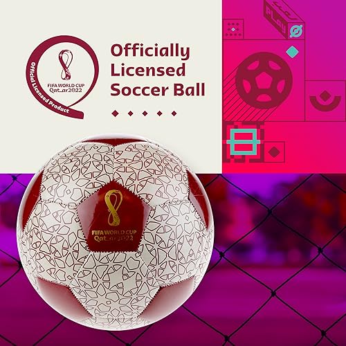 Miniatura 6 de Capelli Sport FIFA World Cup Qatar 2022 Tournament Soccer Ball Souvenir Display, Officially Licensed Futbol for Youth and Adult Soccer Players