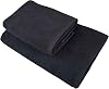 100% Cotton Black Towel Double Set Bath 70x140cm and Hand 50x90cm Towel - Super Absorbent and Durable, Perfect for Home, Sports and Travel