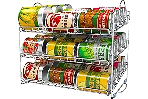 Utopia Kitchen Can Roller Organizer for Pantry - Effortless Storage, Holds 36 Cans