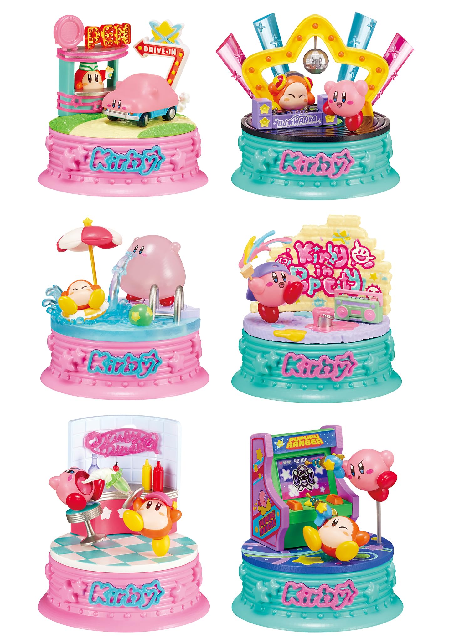 Amazon.com: Re-Ment Kirby in Pop City Blind Box - Includes 1 of 6