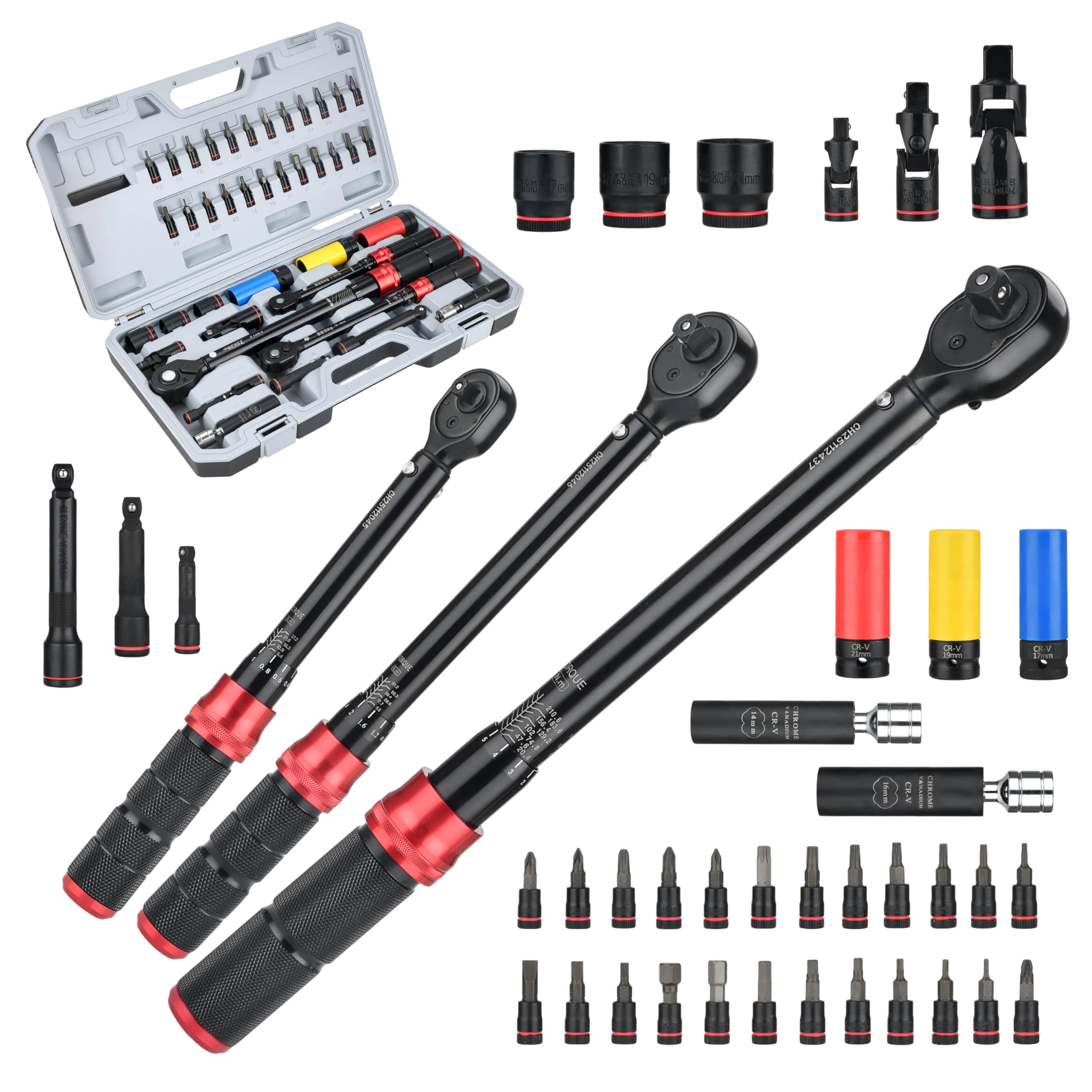Amazon.com: AEROFORCE 1/4 & 3/8 & 1/2-inch Drive Click Torque