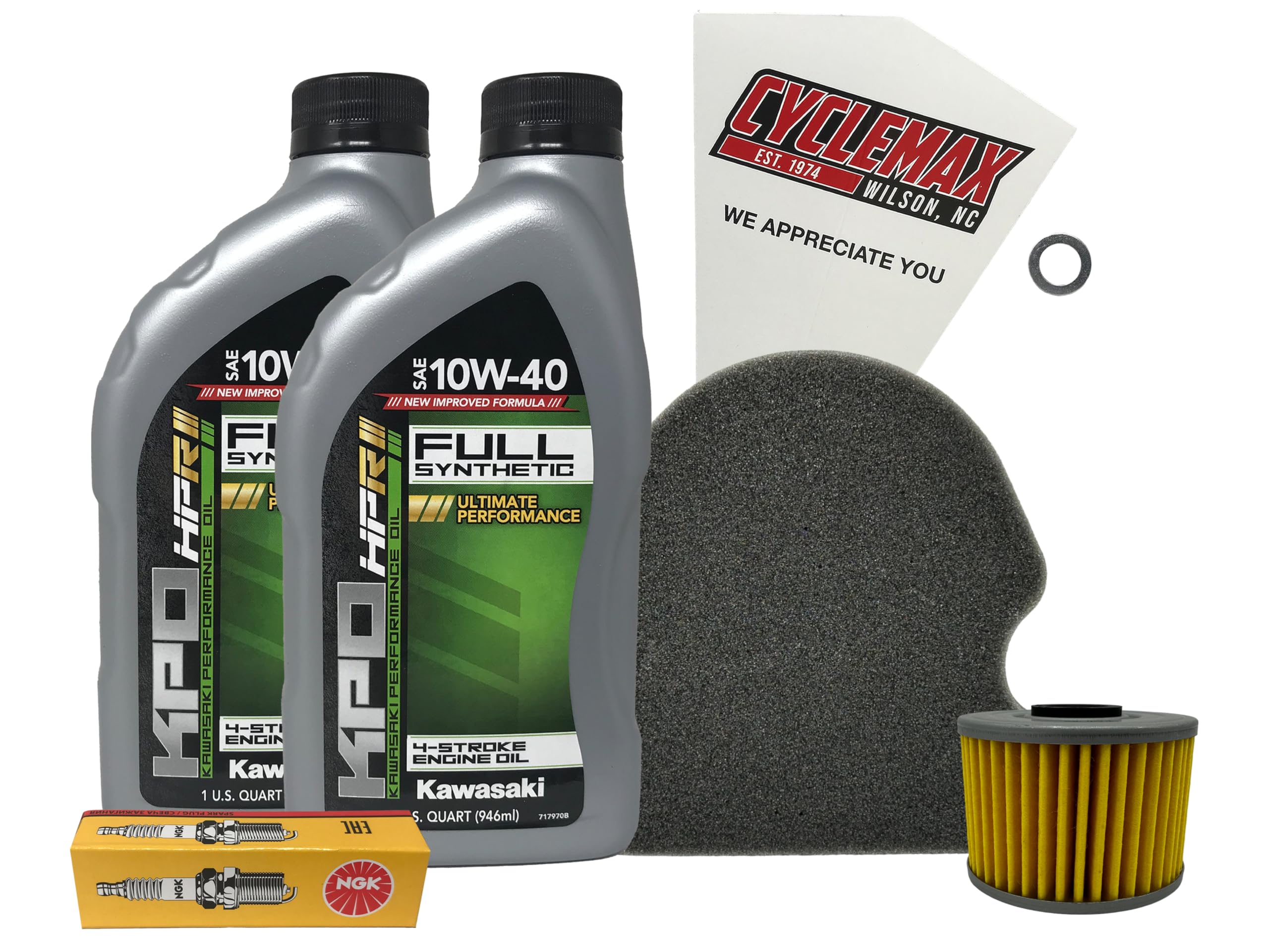 Amazon.com: Cyclemax Full-Synthetic KPO Oil Change Kit