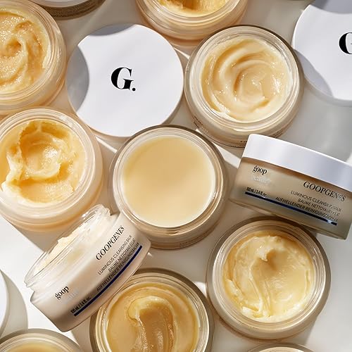 Miniatura 5 de goop Beauty Cleansing Balm  Removedor de maquillaje y limpiador facial para pieles sensibles  Extracto de azafrán, vitamina E y microesferas