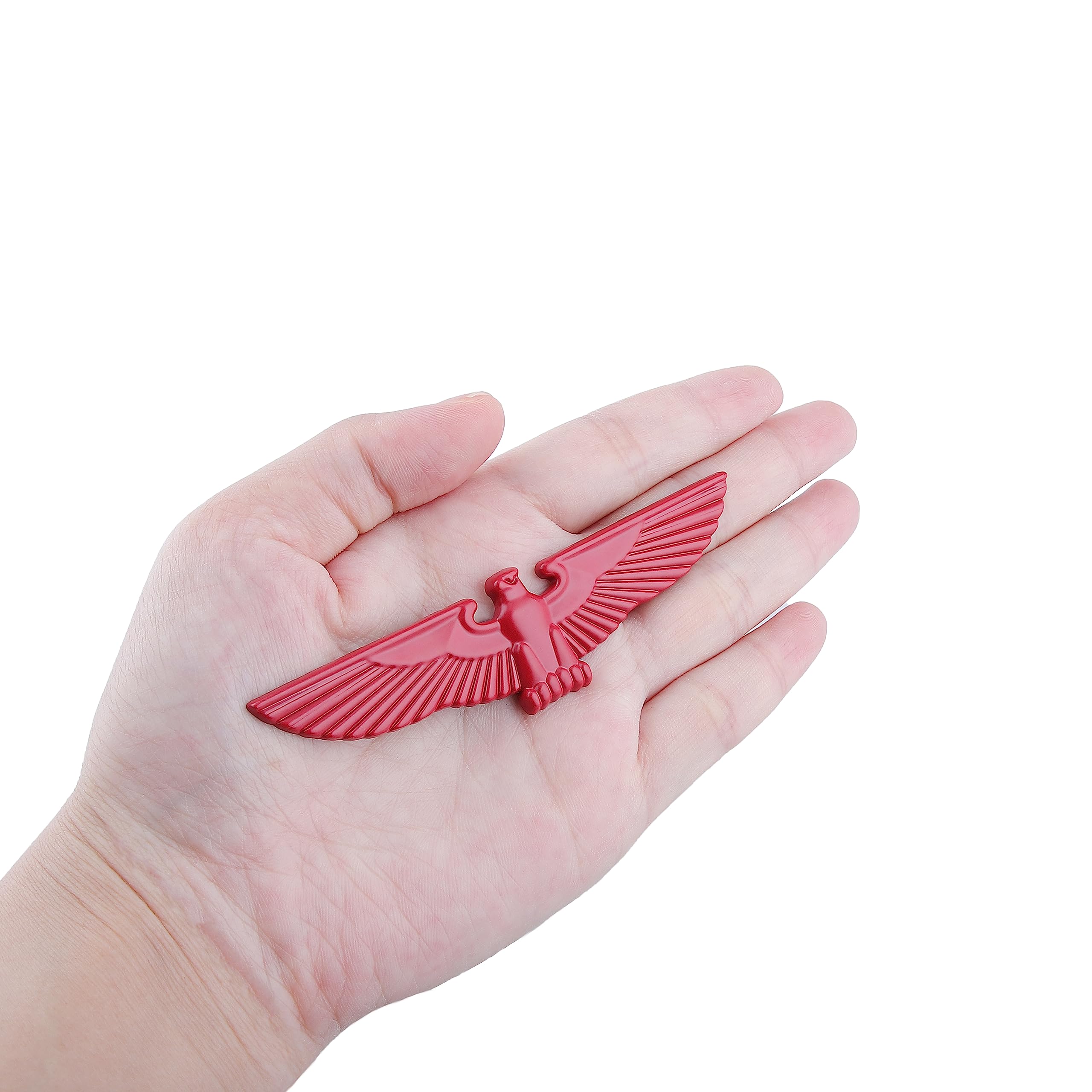 Autocollants Pour Vitre Voiture Motif Aigle Volant - Lot De 2, Dimensions 9.9x2.5 Cm, En Métal - Décoration Extérieure Facile à Coller