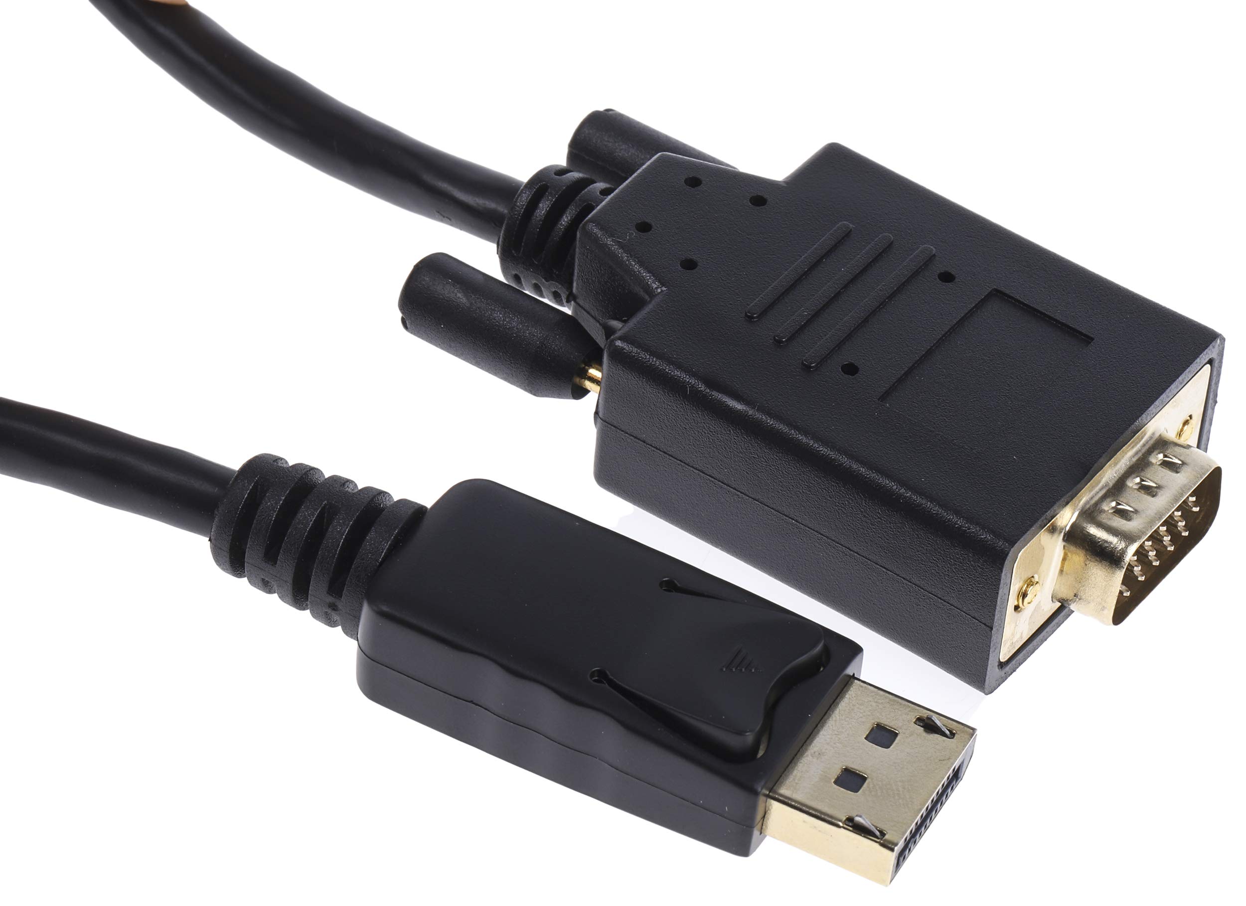 RS PRO, Stecker DisplayPort-Kabel A DisplayPort B VGA - Stecker, 2 m Polyvinylchlorid