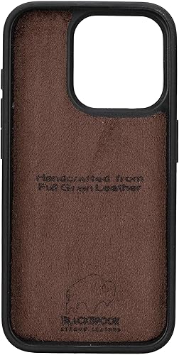 Miniatura 3 de BLACKBROOK - York - Funda MagSafe de piel de grano completo compatible con iPhone 15 Pro (6.1 pulgadas) - Funda delgada a presión con revestimiento