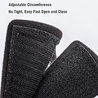 Vista 7 de Depets - Collar de recuperación ajustable para mascotas, cono de plástico Elizabeth para mascotas, práctico collar protector para sanación