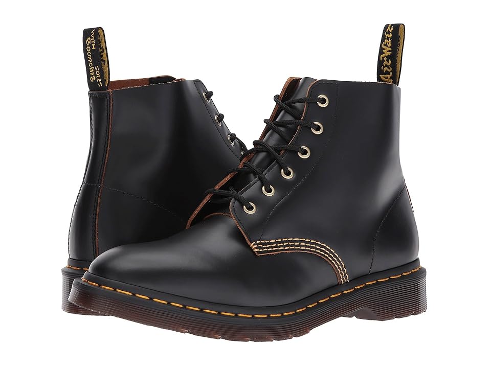 

Dr. Martens 101 Smooth Archive 6-Eyelet Boot (Black Vintage Smooth) Boots