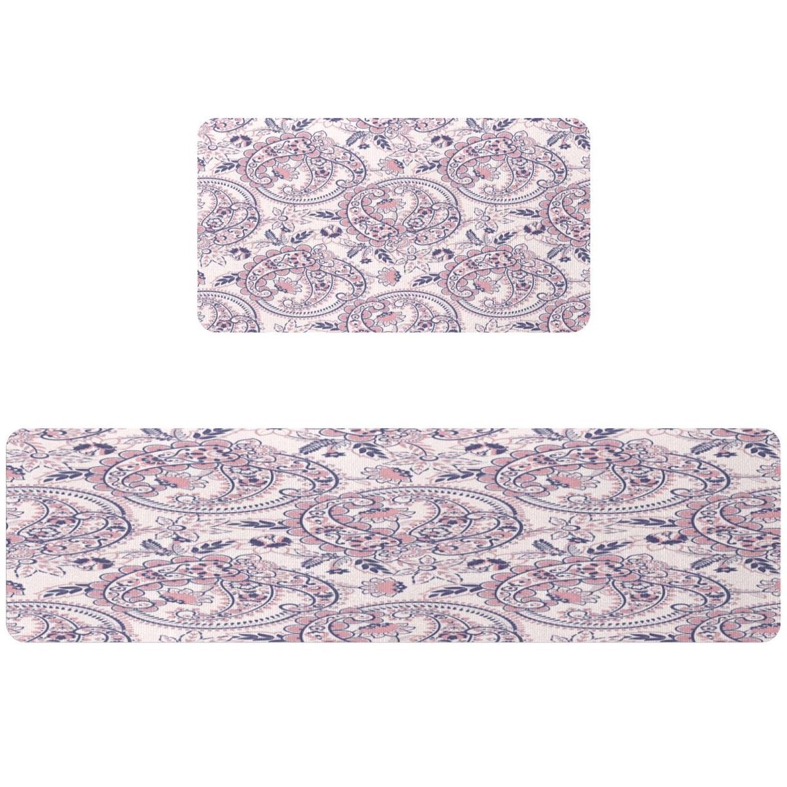 Alfombrillas de cocina para suelos húmedos VAPOKF 2 alfombras lavables anti resbalones