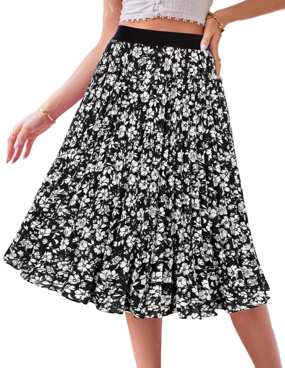 Black-white Floral