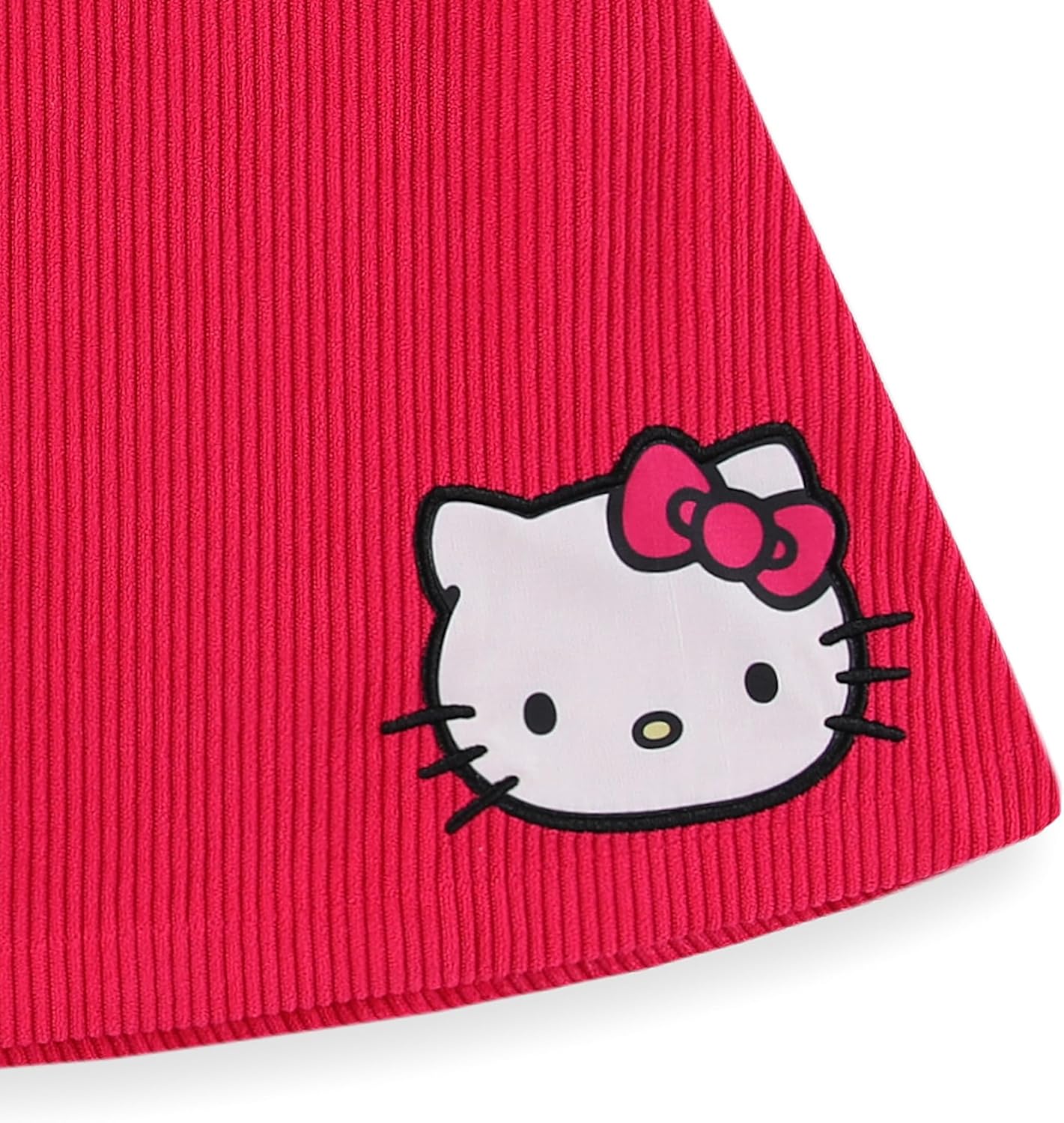 Hello Kitty Sanrio Girls Long Sleeve Shirt and Corduroy Skirt Set for Big Kids