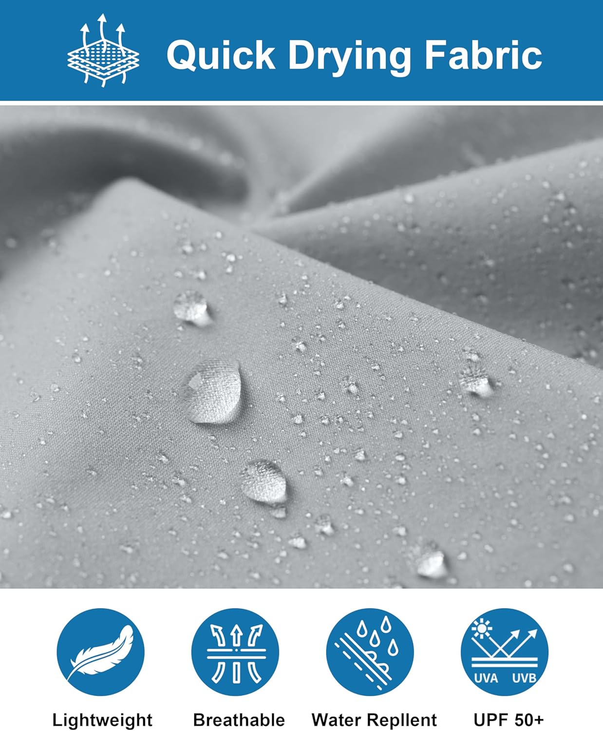 G Gradual Men's Swim Trunks 9" Quick Dry Swimming Board Shorts with Zipper Pockets Swimwear Bathing Suit for Men No Liner - Image 7