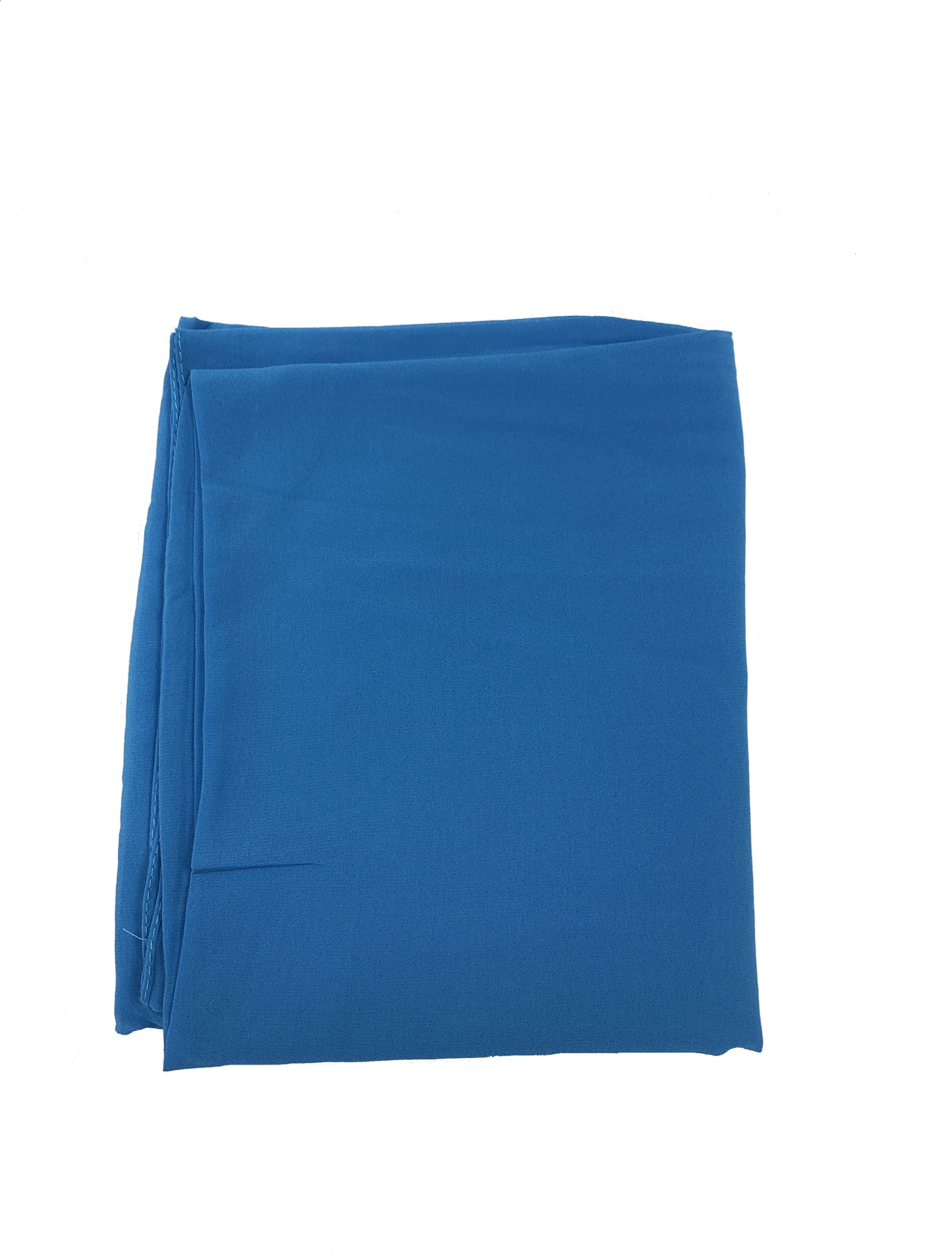180X80 Chiffon Maxi Plain Scarf Hijab Sarong Shawl Large Wrap (Baby Blue)