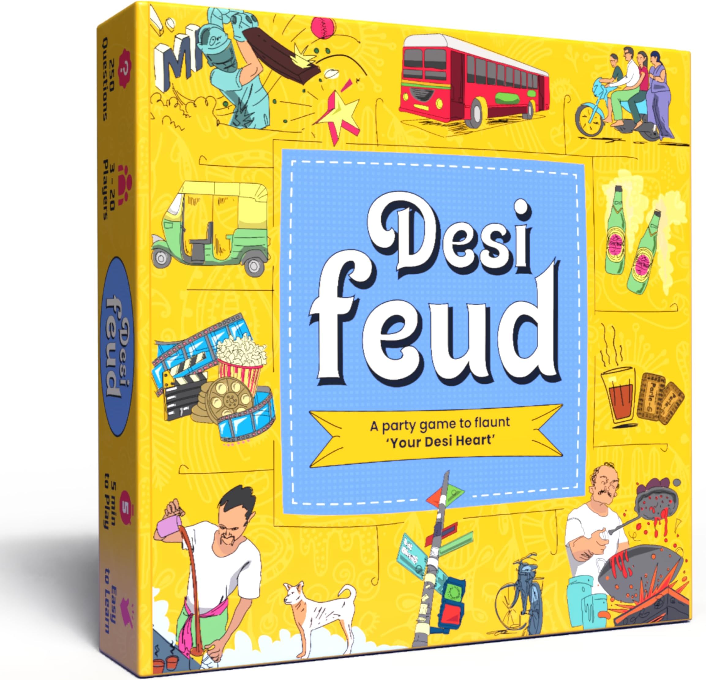 Desi Feud Party Game For Adults & Family