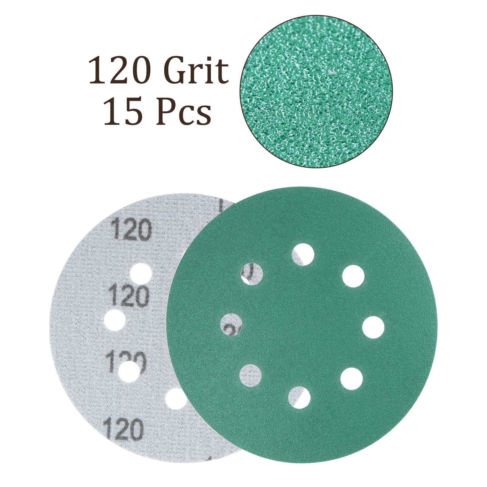 Kozelo 15pcs Green Film Sanding Discs - Image 4