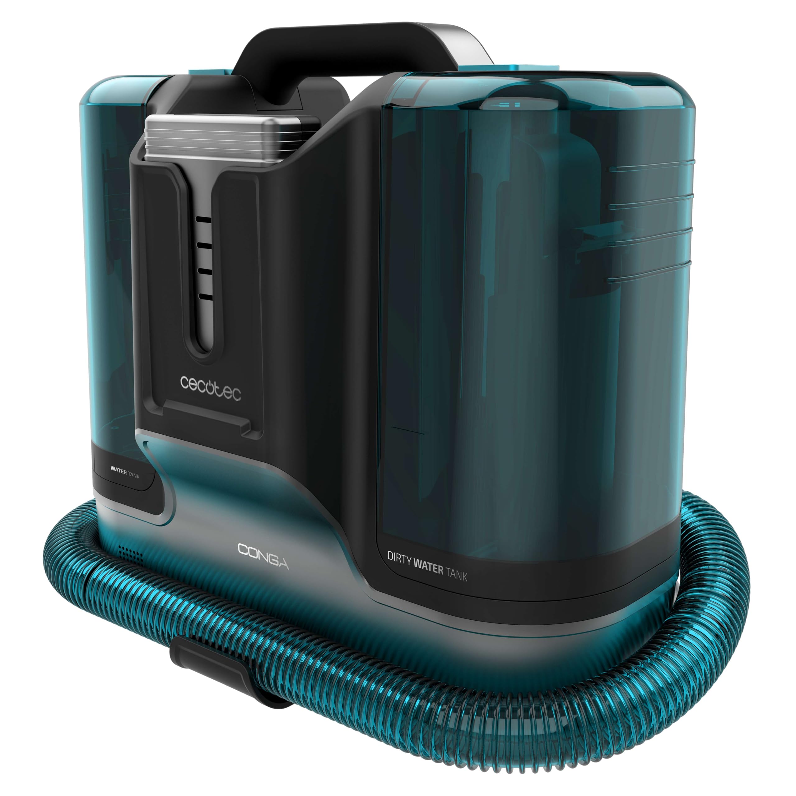 Cecotec Aspirapolvere per materassi e tappezzerie senza Cavo Conga Carpet & Spot Clean Infinity. 150W, 2 Batterie Intercambiabili, Autonomia 60 Minuti, Spruzzatore d'Acqua e Accessorio per Finestre