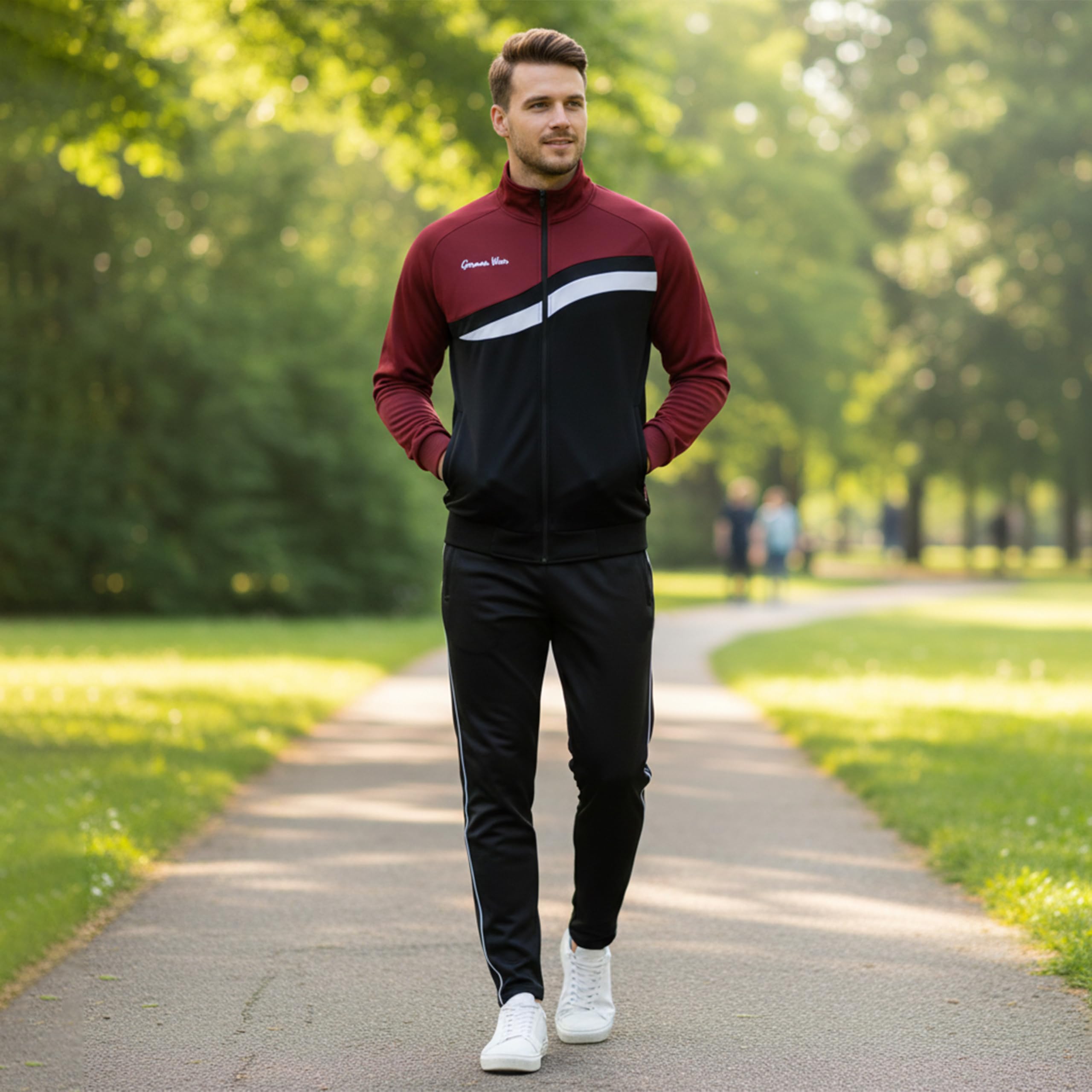 German Wear STRIKER Herren Trainingsjacke Sportjacke Joggingjacke