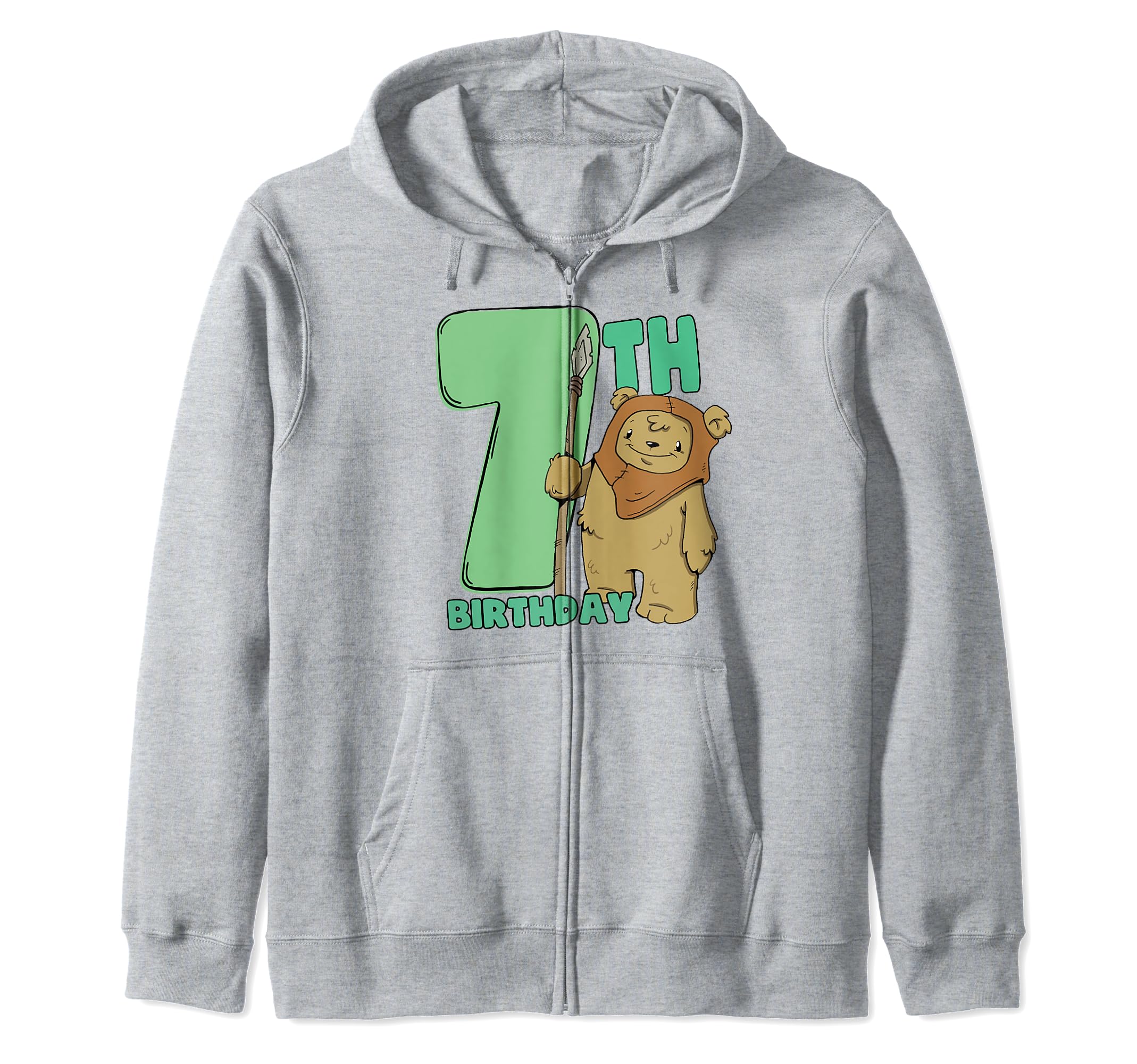 Sweat Ewok Star Wars 7 ans | Zip hoodie enfant - 2