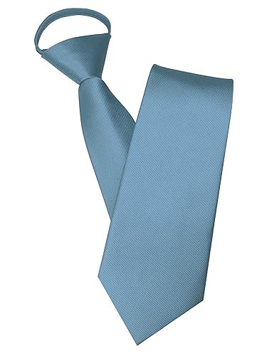 JEMYGINS 3.15“Solid Color Pre-tied Adjustable Necktie for Business and Wedding
