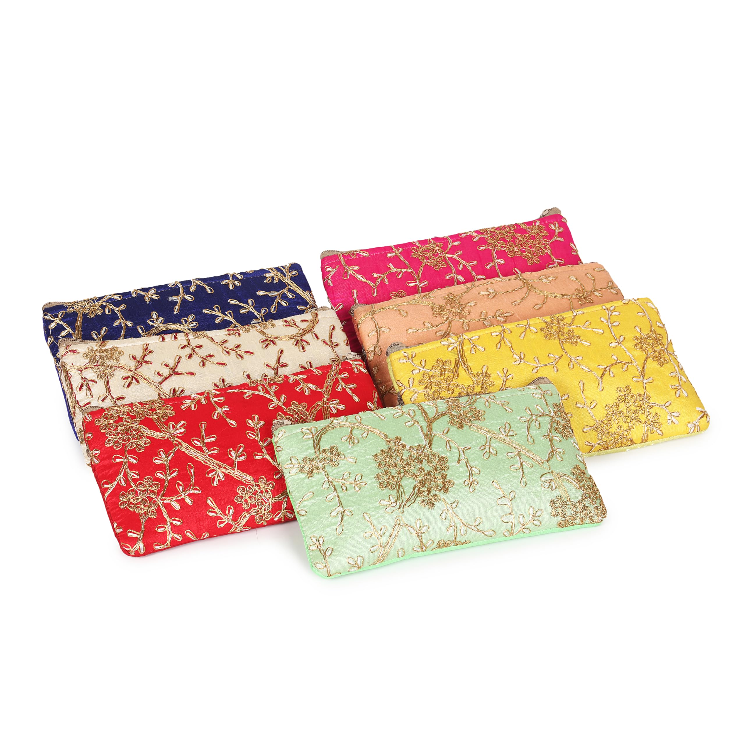 KYZZO Embroidery Wedding Return Gift Women Wholesale Bridal potli Bag With Zipper For Ladies (21 x 12.5cm) (Pack of 6) (B0CS3NFMK2) Amazon Price History, Amazon Price Tracker