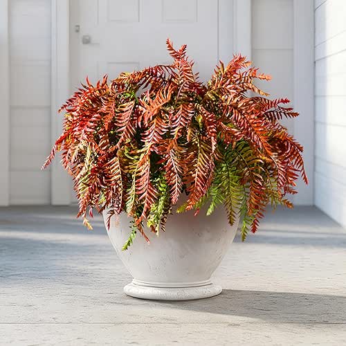 Artificial Fern Plants 10 Pcs Artificial Bush Fern Plants Realistic