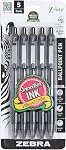 Zebra Pen Z-Grip Point de bille rétractable Pen, Encre bleue lisse, 1.0mm Point moyen, école & Fournitures de bureau, idéales pour les notes, le journal et l'utilisation de planificateur, 18-Pack (22258)