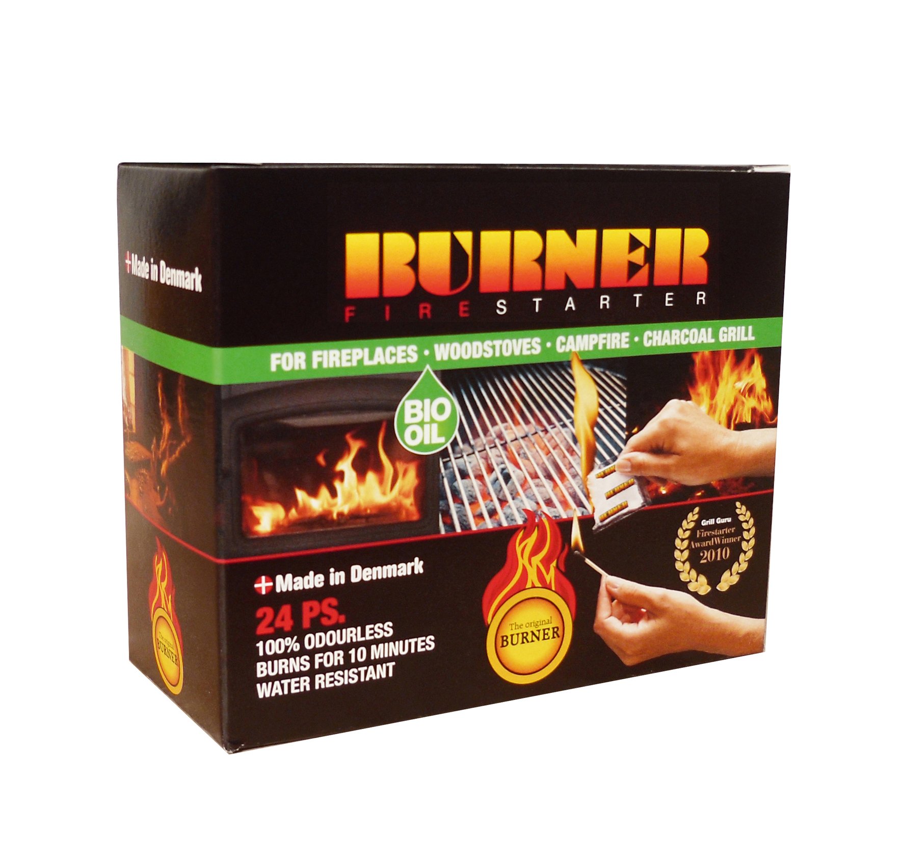 Accendifuoco Burner 24 bustine in scatola monodose ad alta