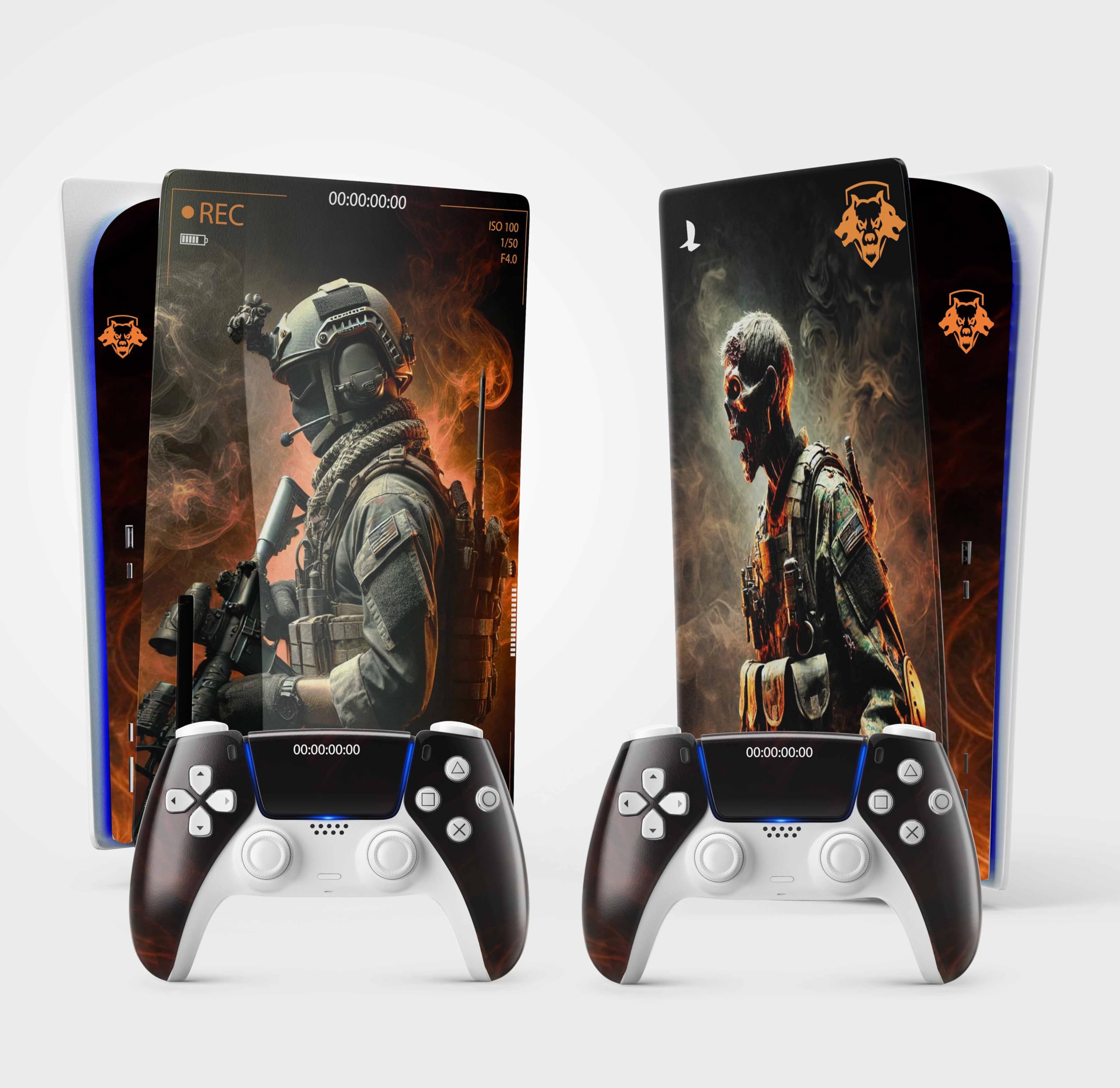 Pegatina para PS5 Black Ops 6, Pegatina PS 5 Gaming, consola y mando, edición estándar Disco Skin COD (2 mandos)