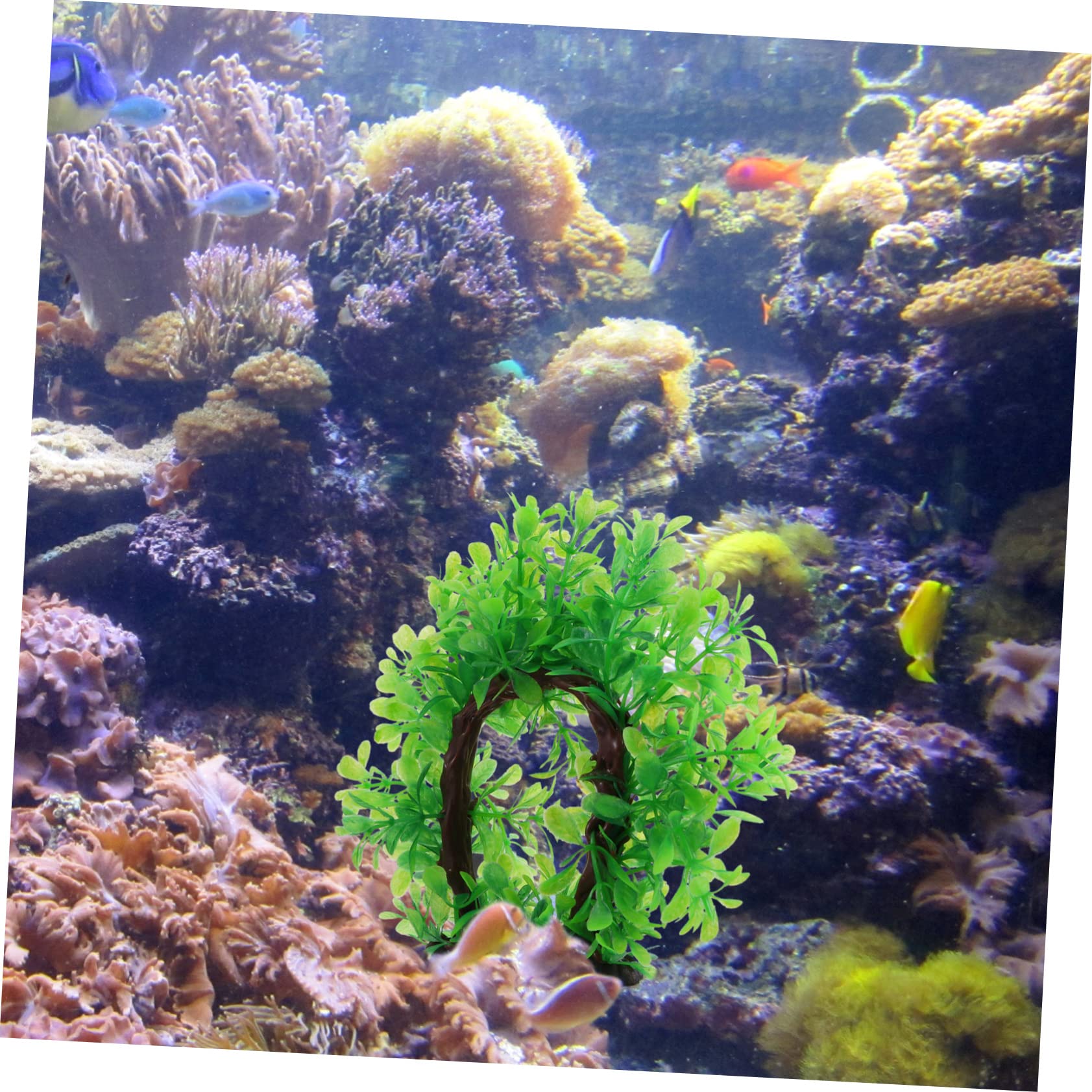 DOITOOL 3stücke Künstliche Wasserpflanzen Für Aquarien Realistische Aquarium Dekoration Flexible Und Lebensechte Fisch Tank Zubehör Für Heim Und Bürogestaltung Grüne Künstliche