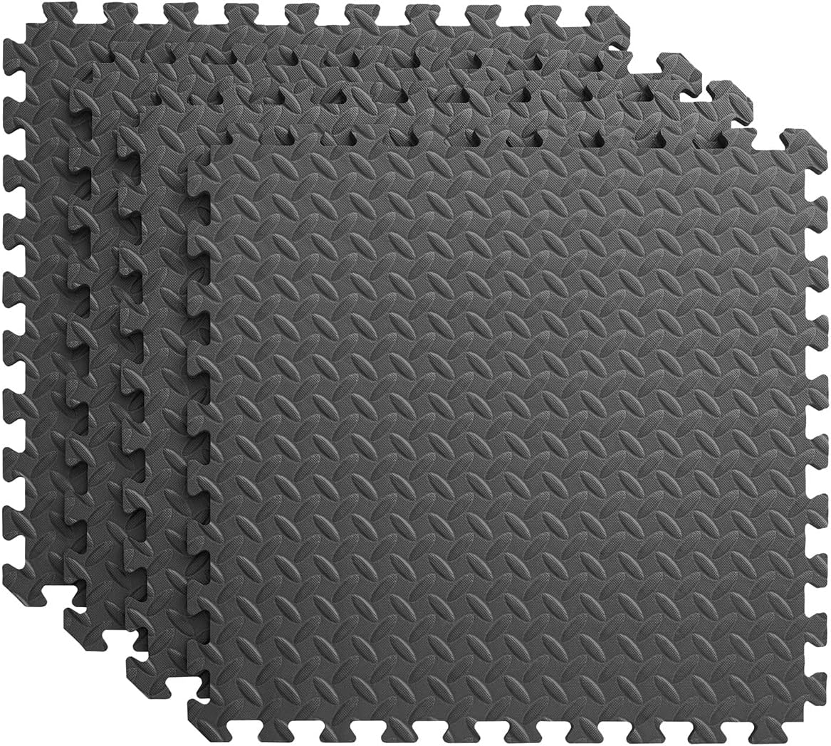 Foam Tile Flooring With Diamond Plate Texture Flooring Ideas