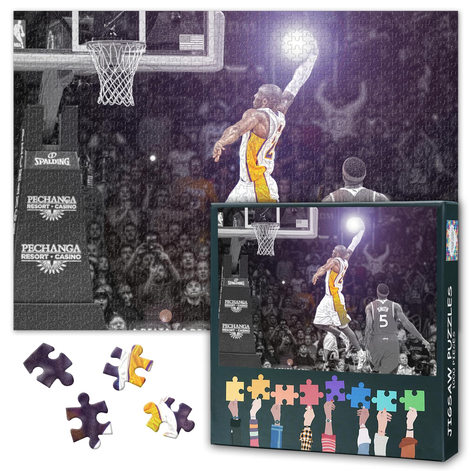 Amazon.com: 1000 Piece Puzzle for Adults Kobe Bryant Mamba