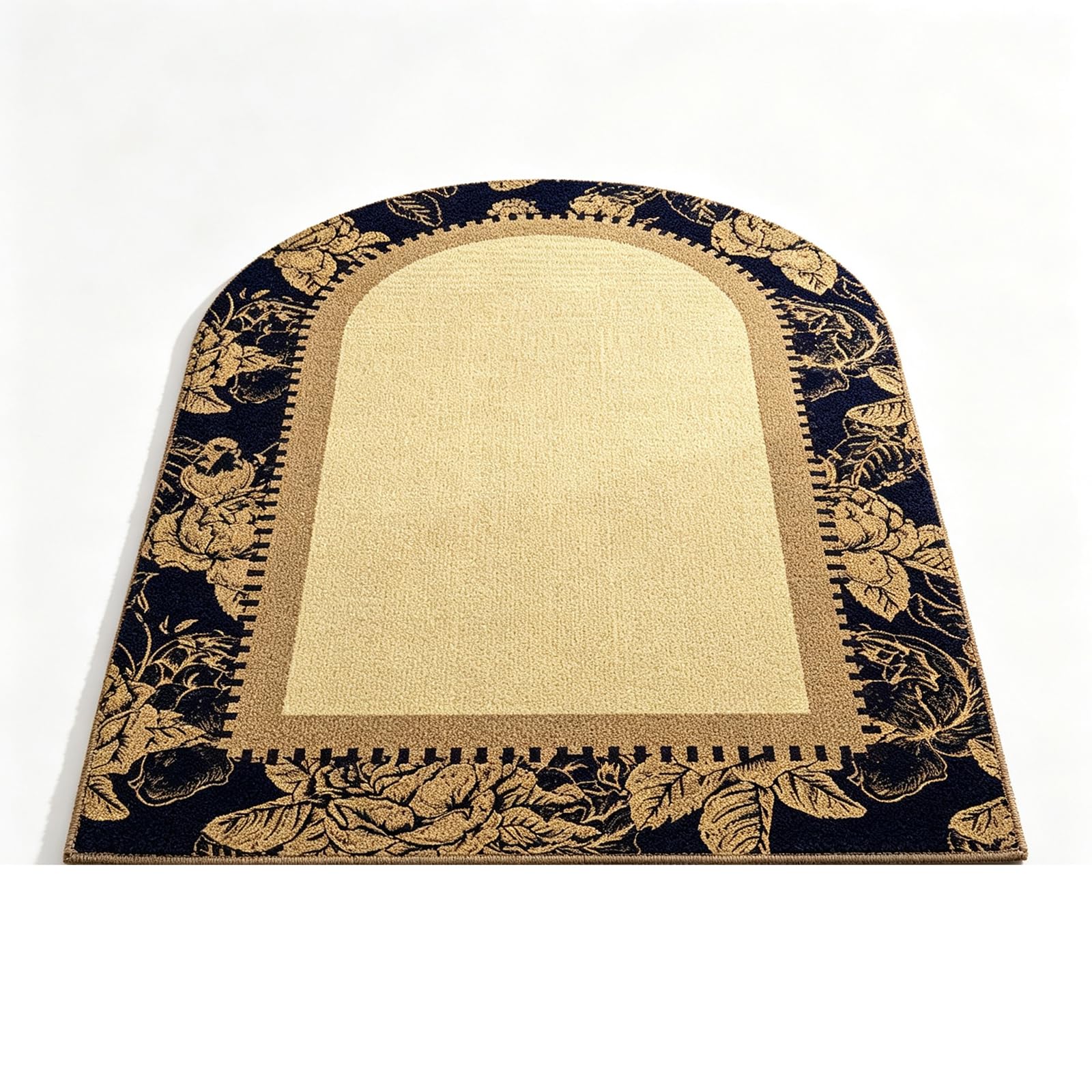 Generico Zerbino Ad Anello con Stile Vintage a Volta per Ingresso,Soggiorno E Letto,D,80x120cm(31x47inch)