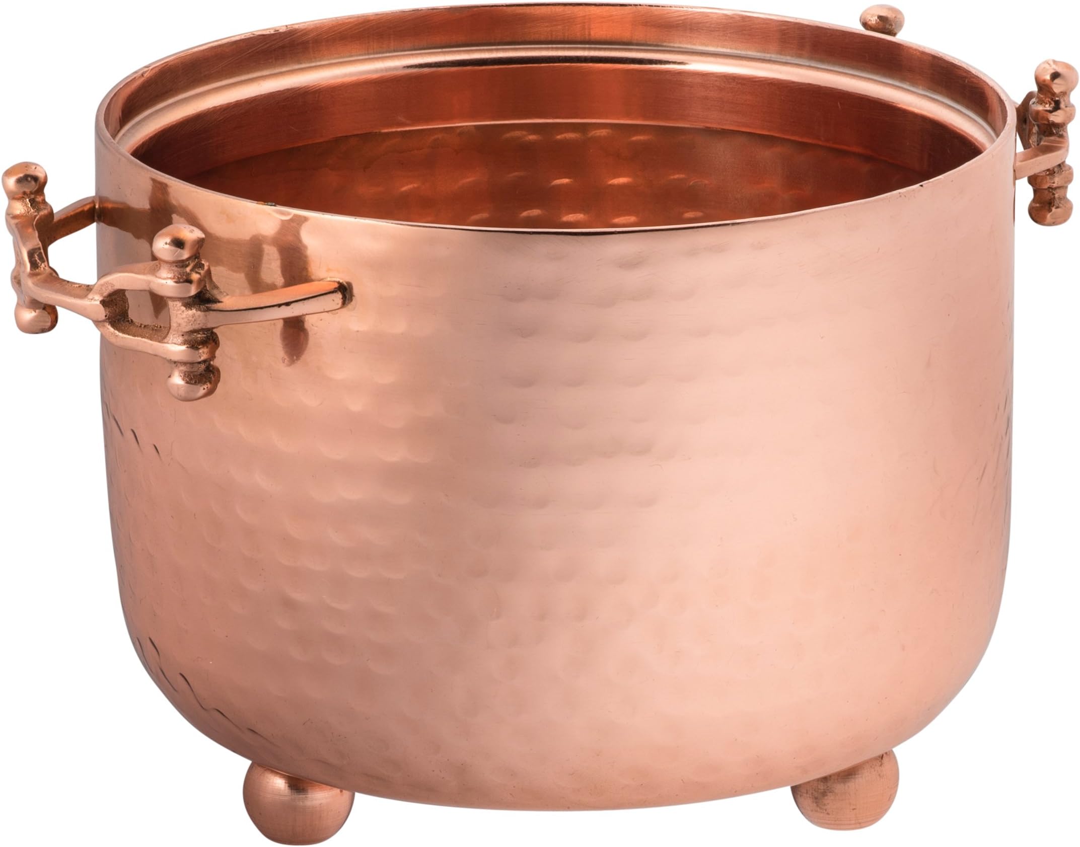 The Decorizer POUND container holder with Buckle Handle (Copper)